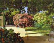 弗雷德里克 巴齐耶 : The Terrace at Meric (Oleander)